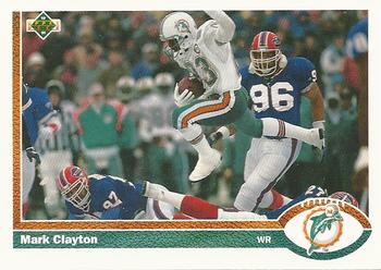 Mark Clayton Miami Dolphins 1991 Upper Deck NFL #175